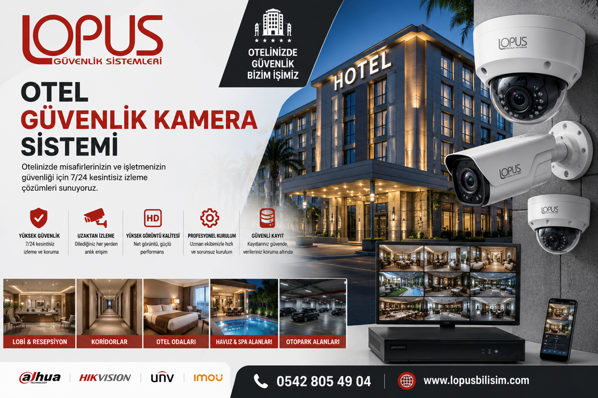 Otel Güvenlik Kamera Sistemi