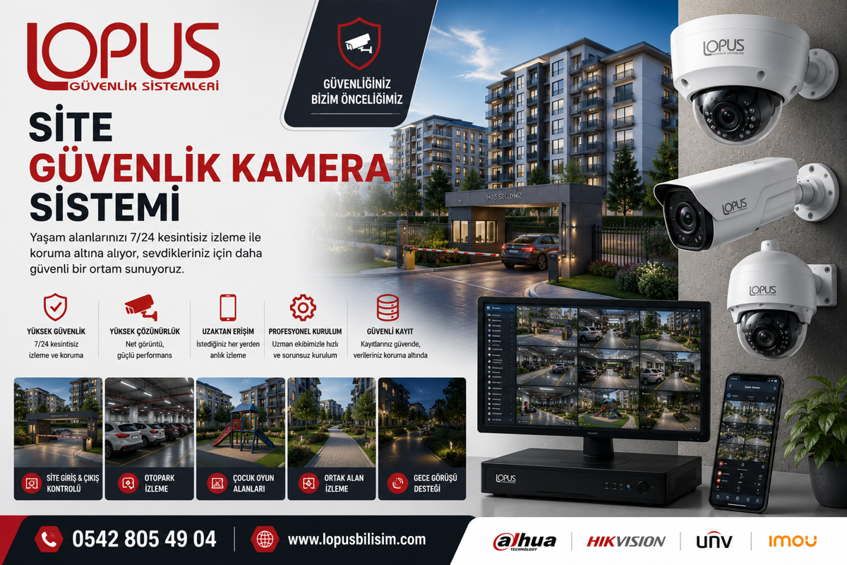 Site Güvenlik Kamera Sistemi