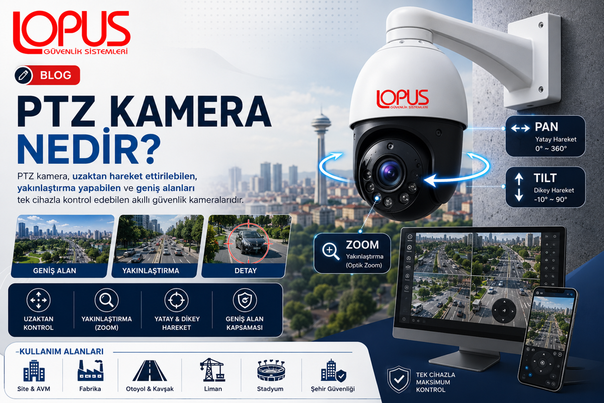 PTZ Kamera Nedir?