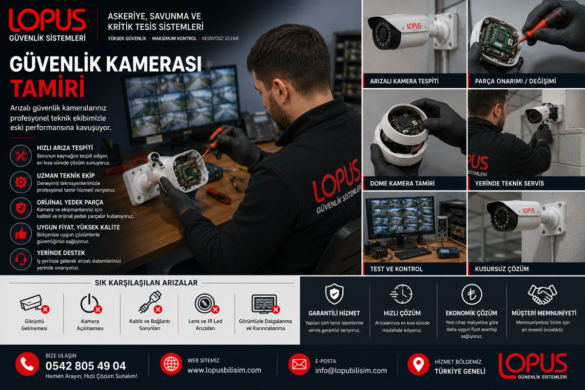 Güvenlik Kamerası Tamiri