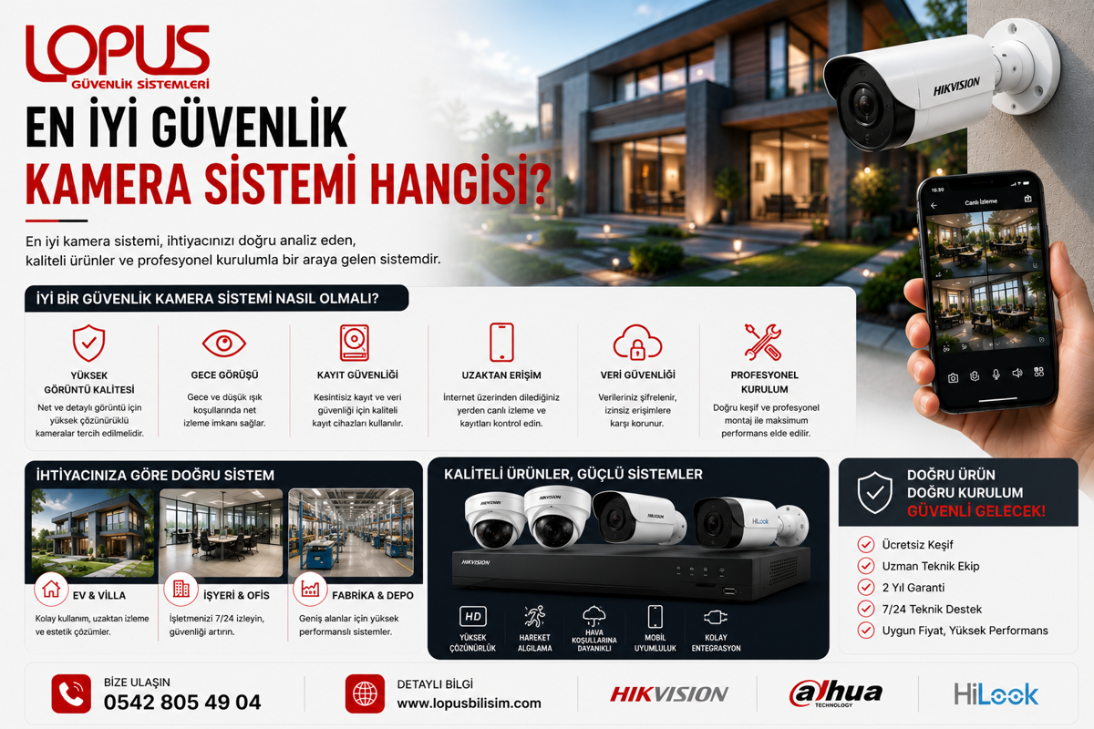 En İyi Güvenlik Kamera Sistemi Hangisi?