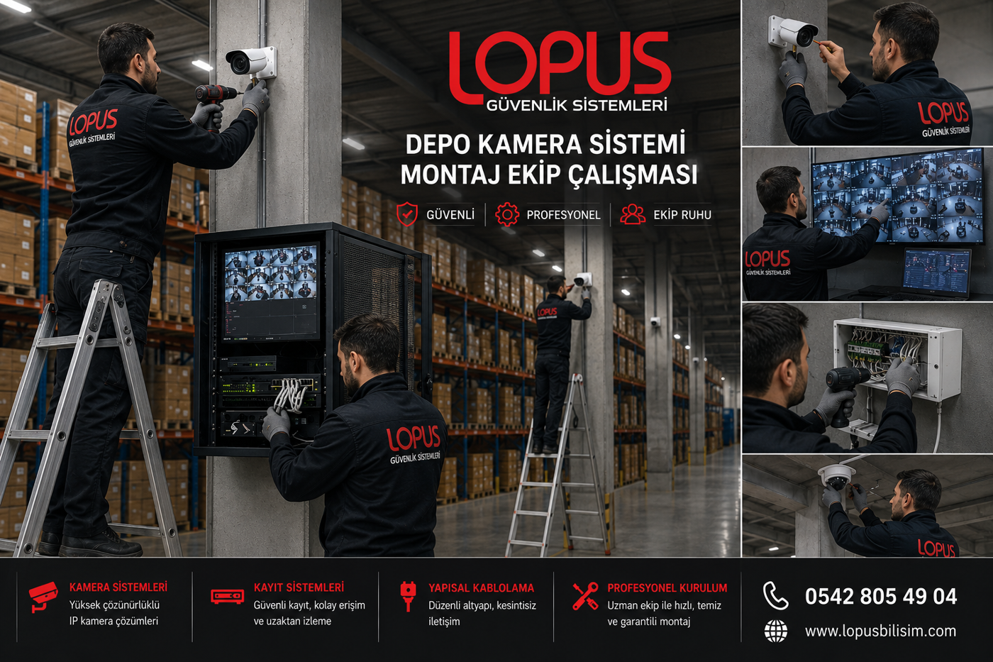 Sevkiyat Alanı Kamera Sistemi | Lopus Bilişim
