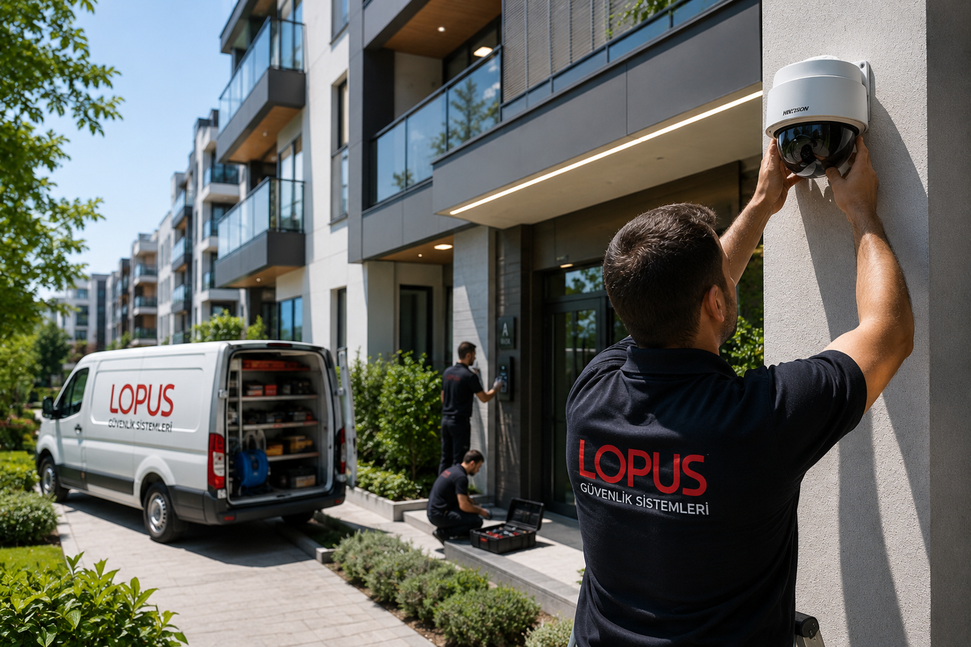 Ankara Güvenlik Kamera Sistemi Kurulumu | Lopus Bilişim